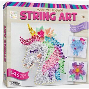 String Art Craft Kit Gifts For Tween Girls Ages 10 Yrs. Old And Up NIP 446 Pcs